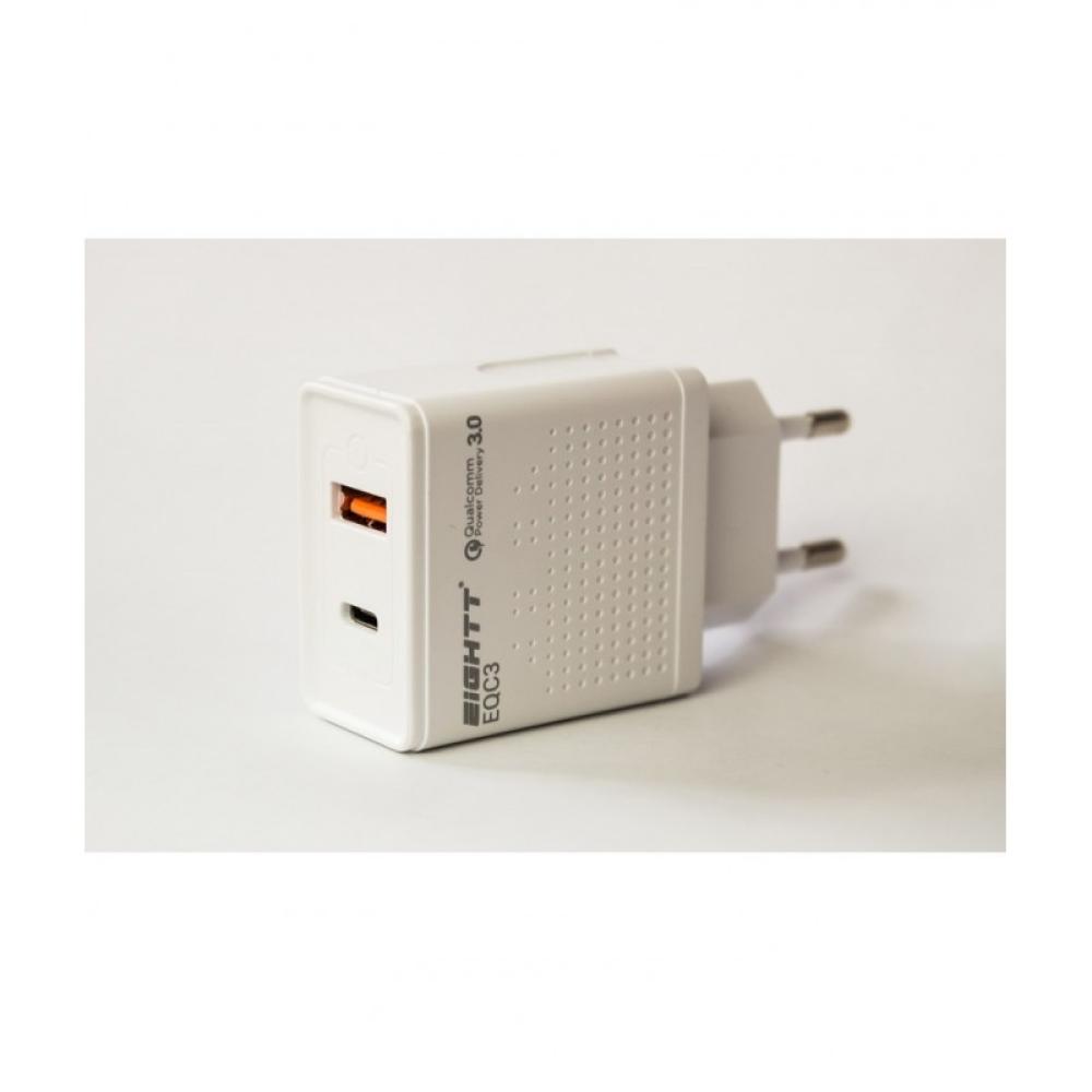 Eightt - EQC3 cargador de dispositivo móvil Blanco Interior