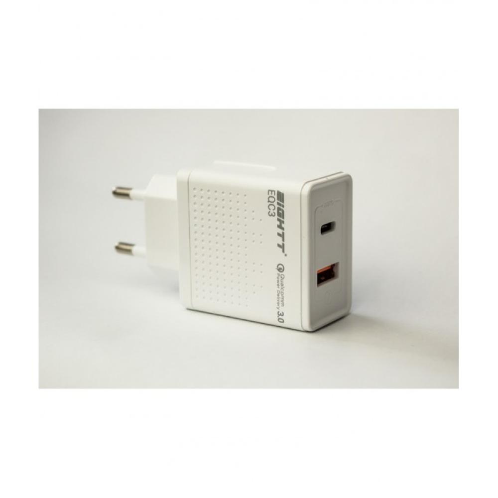 Eightt - EQC3 cargador de dispositivo móvil Blanco Interior