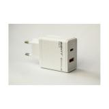 Eightt - EQC3 cargador de dispositivo móvil Blanco Interior