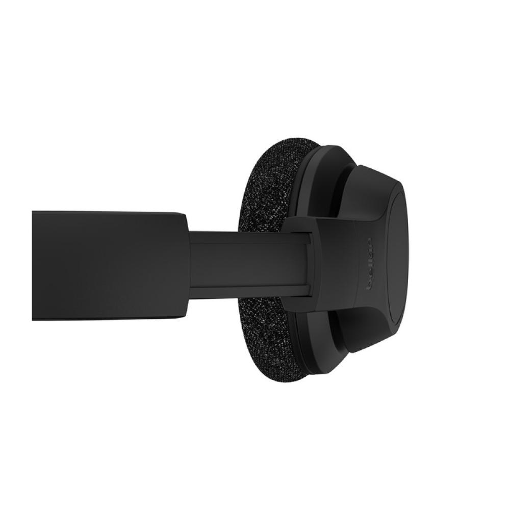 Belkin - SoundForm Adapt Auriculares Inalámbrico y alámbrico Diadema Llamadas/Música USB Tipo C Bluetooth Negro