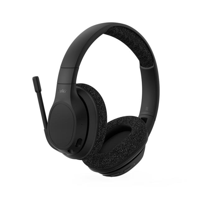 Belkin - SoundForm Adapt Auriculares Inalámbrico y alámbrico Diadema Llamadas/Música USB Tipo C Bluetooth Negro