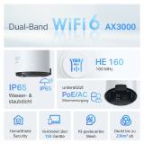 TP-Link - Deco X50-Outdoor Doble banda (2,4 GHz / 5 GHz) Wi-Fi 6 (802.11ax) Blanco 1 Interno
