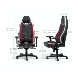 noblechairs - LEGEND Butaca para jugar Asiento acolchado Negro, Rojo, Blanco