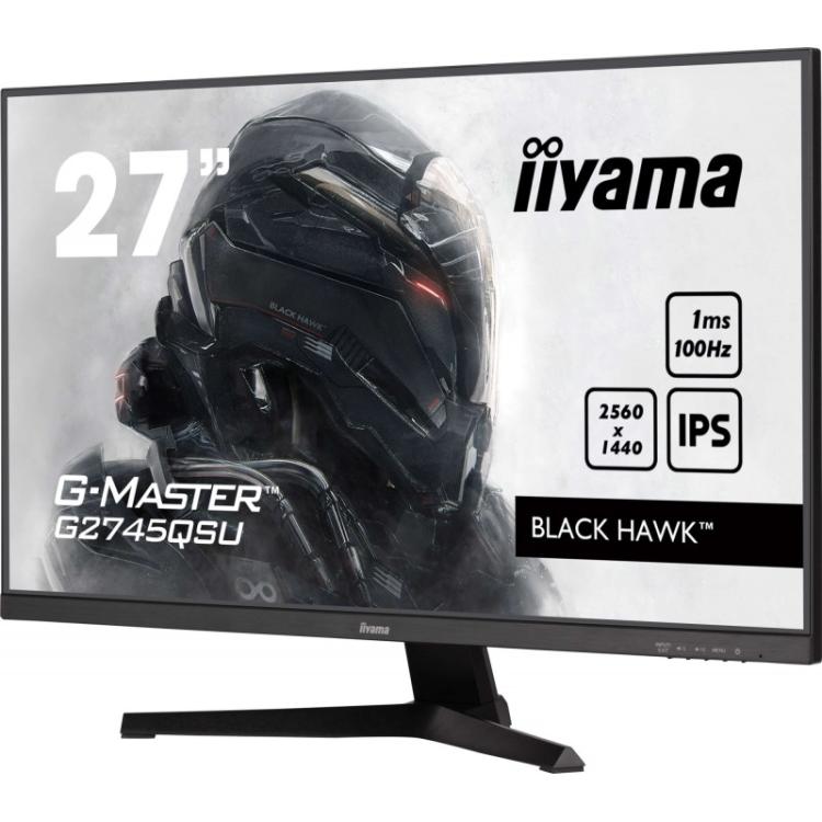 iiyama - G-MASTER G2745QSU-B2 pantalla para PC 68,6 cm (27") 2560 x 1440 Pixeles Wide Quad HD LED Negro
