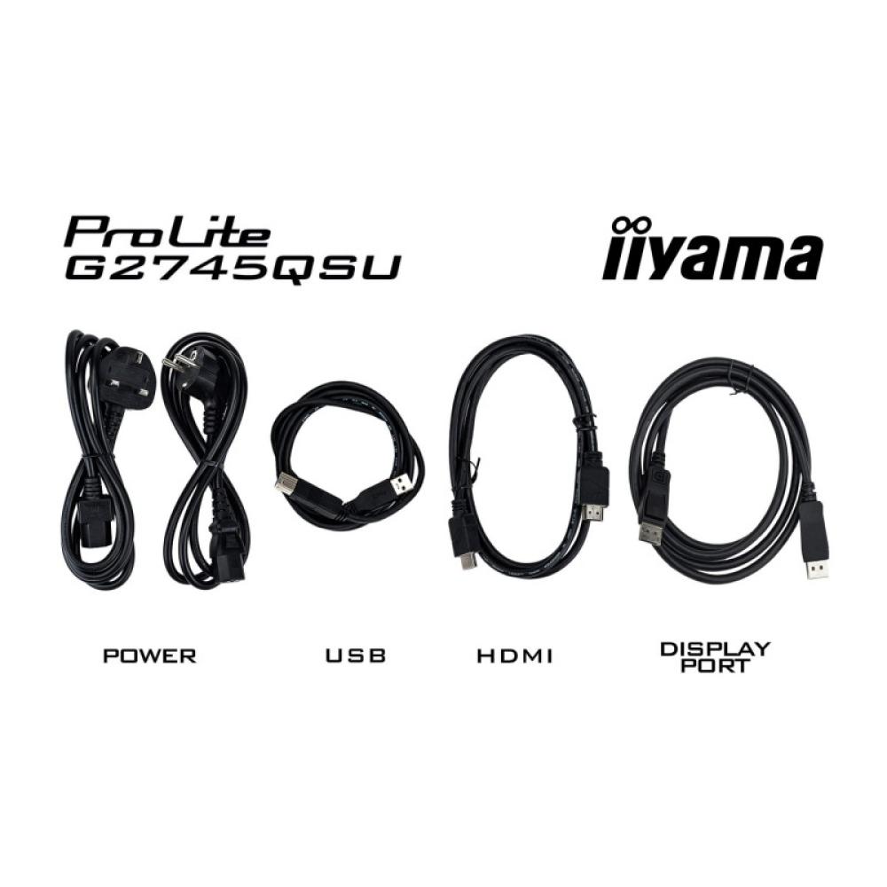 iiyama - G-MASTER G2745QSU-B2 pantalla para PC 68,6 cm (27") 2560 x 1440 Pixeles Wide Quad HD LED Negro
