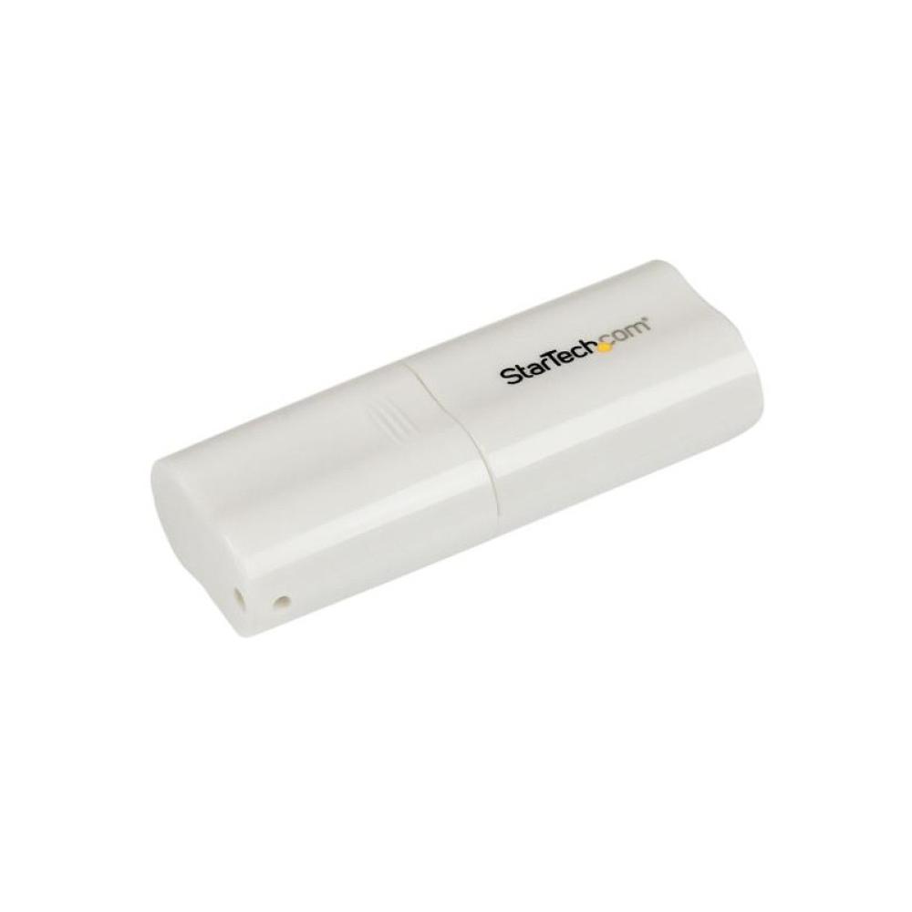 StarTech.com - Tarjeta de Sonido Estéreo USB Externa Adaptador Conversor - Blanco