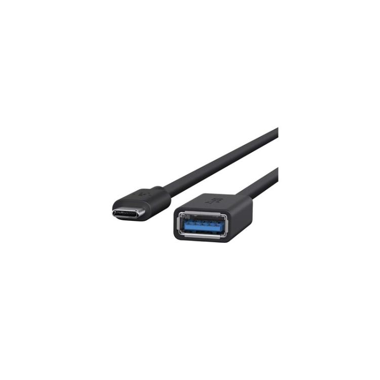 Belkin - F2CU036btBLK cable USB USB 3.2 Gen 1 (3.1 Gen 1) USB C USB A Negro