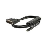 StarTech.com - Cable de 1m USB-C a DVI - 1920 x 1200 - Negro