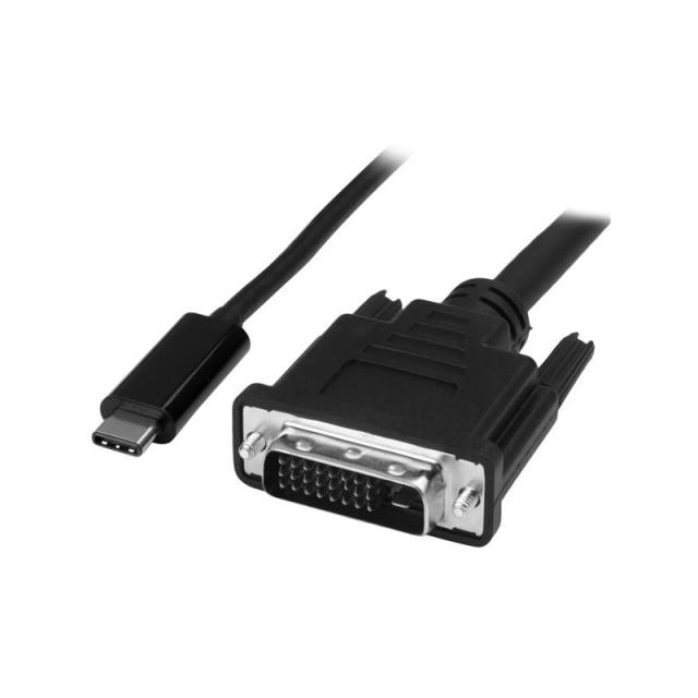 StarTech.com - Cable de 1m USB-C a DVI - 1920 x 1200 - Negro