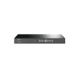 TP-Link - TL-SG1016 No administrado Gigabit Ethernet (10/100/1000) 1U Negro