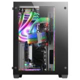 Mars Gaming - Torre Gaming Custom XXL E-ATX, Ventana Cristal Templado Lateral y Frontal, Estructura Modular Doble Cámara, - MCV3