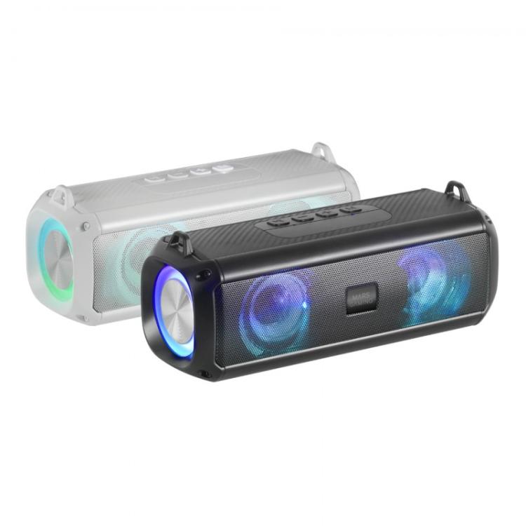 Mars Gaming - MSB-XT, Altavoz Portátil + Barra de Sonido 2en1, Iluminación RGB Dinámica, Sistema de Sonido 4 Drivers 20W, Altavo