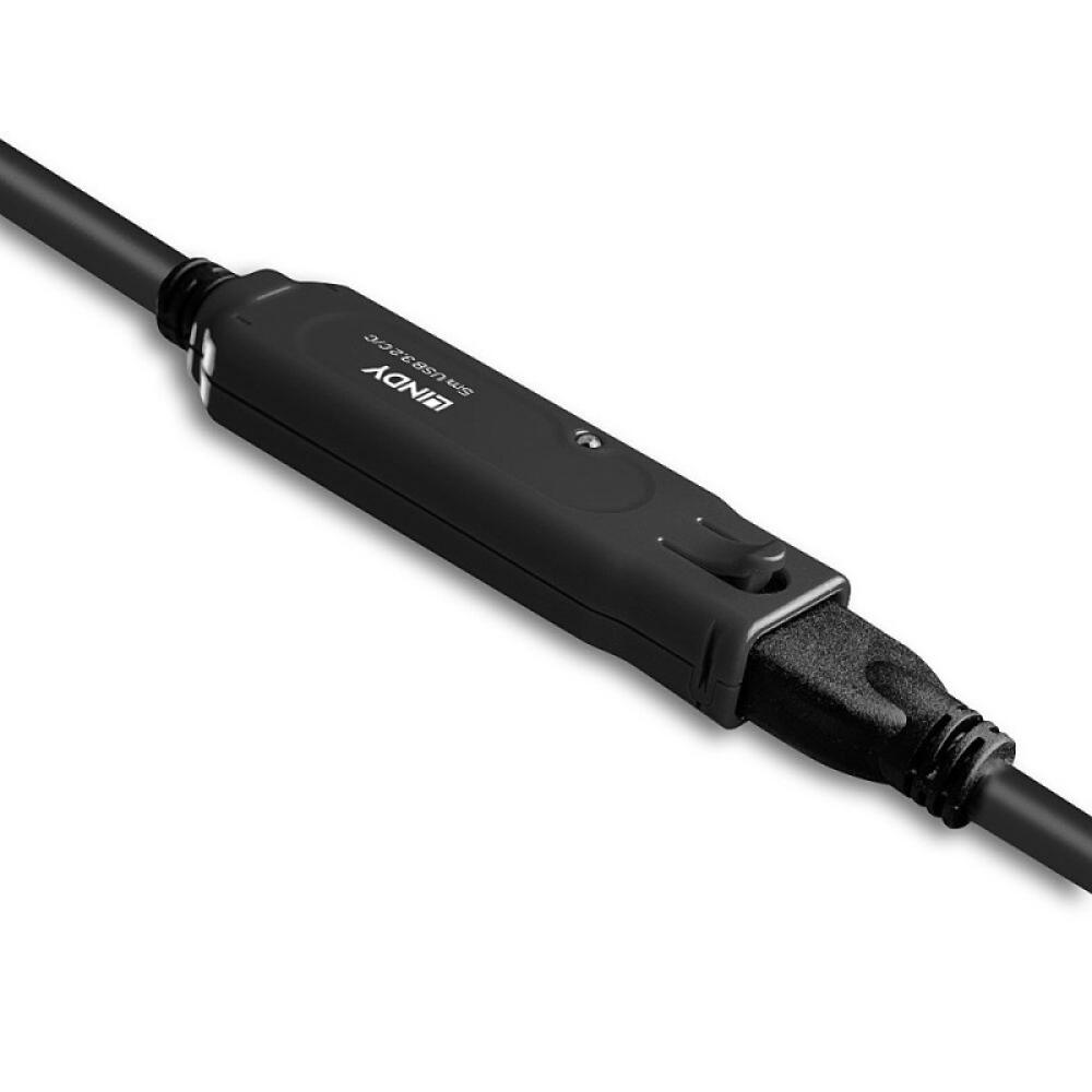 Lindy - 43405 cable USB USB 3.2 Gen 2 (3.1 Gen 2) 5 m USB C Negro