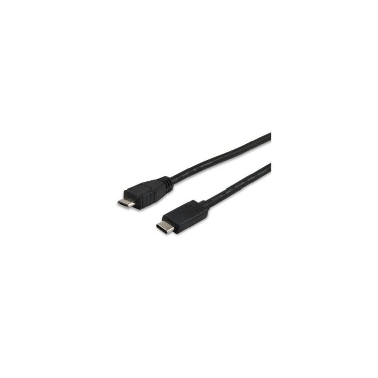 Equip - Cable USB 2.0 C a Micro-B, M/M, 1,0m