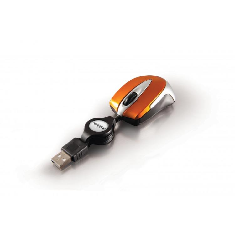 Verbatim - Go Mini ratón USB tipo A Óptico 1000 DPI - 49023