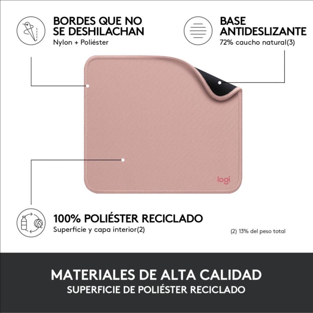Logitech - 956-000050 alfombrilla para ratón Rosa