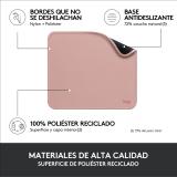 Logitech - 956-000050 alfombrilla para ratón Rosa