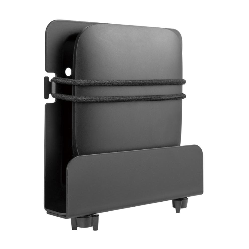 AISENS - Soporte Universal De Pared Para Mini Pc, Router, Negro