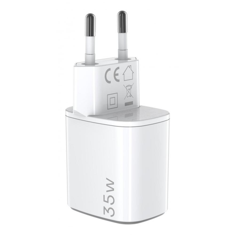 Celly - UPTC1USB1USBC35 cargador de dispositivo móvil Universal Blanco Corriente alterna Carga rápida Interior