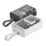 Mars Gaming - MPK-10K, Power Bank Compacta 22.5W, Carga Rápida QC3.0 & PD3.0 10000mAh, Monitorización Inteligente de B - MPK10KW