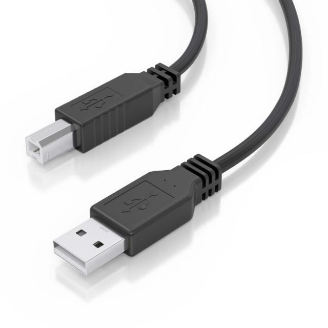 AISENS - Cable USB 2.0 con Amplificador, Tipo A/M-B/M, Negro, 15m