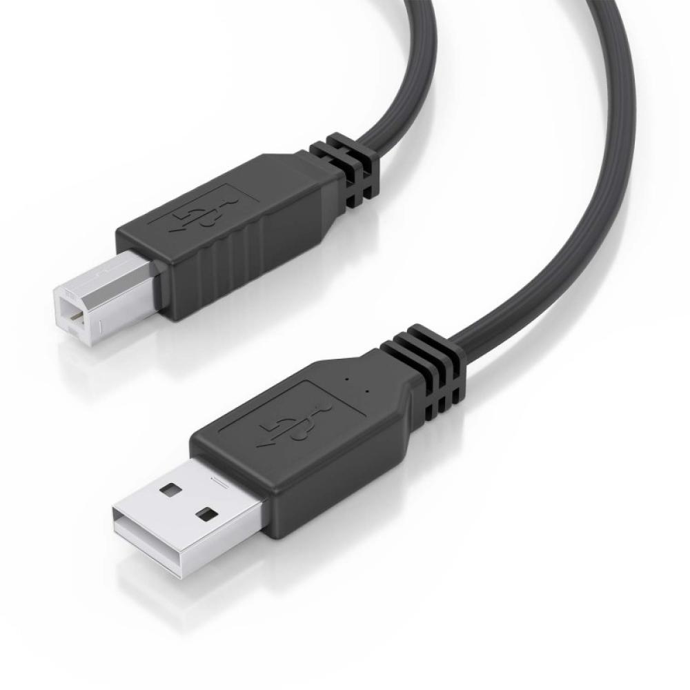 AISENS - Cable USB 2.0 con Amplificador, Tipo A/M-B/M, Negro, 15m