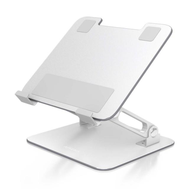 AISENS - Soporte de Sobremesa 7-13 Ajustable Para Portatil / Tablet, Plata
