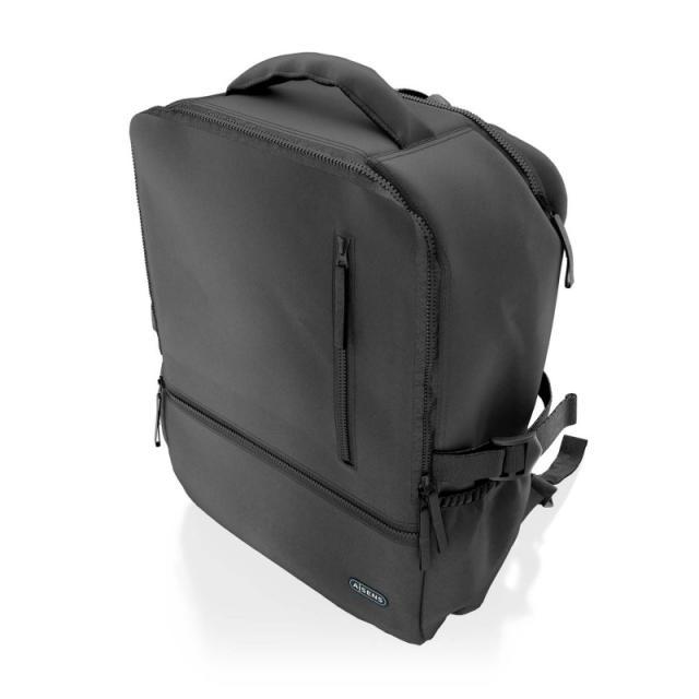 AISENS - Mochila Deportiva Repelente Al Agua Para Portatil 15.6, Negro