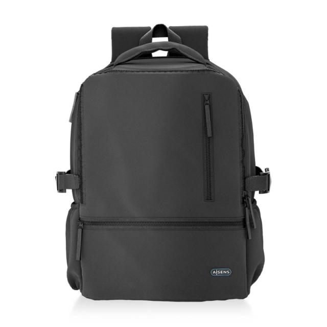 AISENS - Mochila Deportiva Repelente Al Agua Para Portatil 15.6, Negro