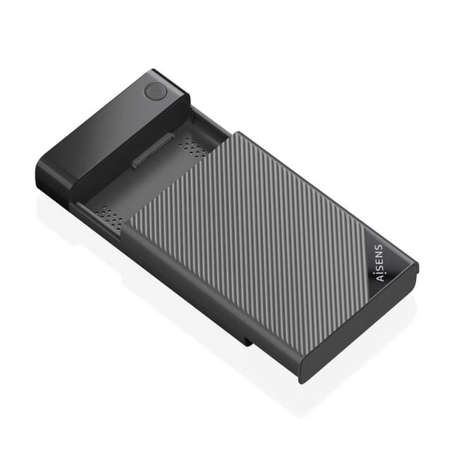 AISENS - Caja Externa 3.5" ASE-3529B SATA A USB 3.0/USB3.1 Gen1, Negra