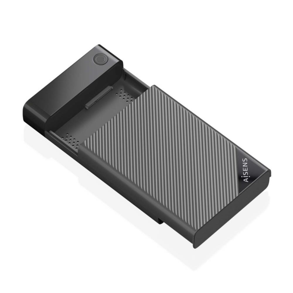AISENS - Caja Externa 3.5" ASE-3529B SATA A USB 3.0/USB3.1 Gen1, Negra