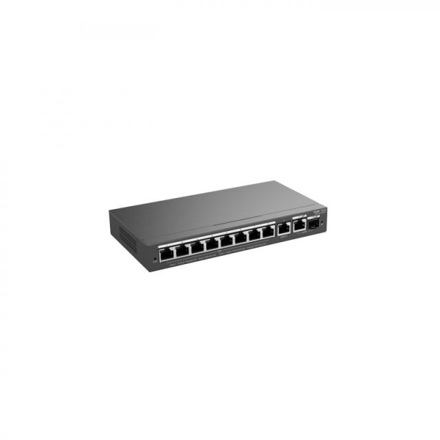 Ruijie Networks - RG-ES210GS-P switch Gestionado L2 Gigabit Ethernet (10/100/1000) Energía sobre Ethernet (PoE) Negro
