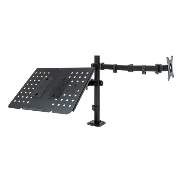 UNYKAch - Soporte De Escritorio Universal Con Soporte Para Portátil UK1420 13?-32? TV / Monitor