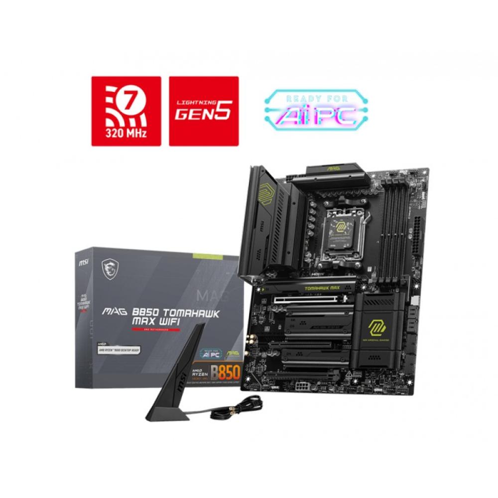 MSI - MAG B850 TOMAHAWK MAX WIFI placa base AMD B850 Zócalo AM5 ATX