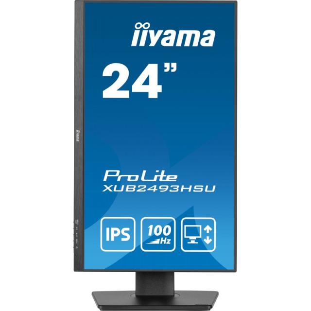 iiyama - XUB2493HSU-B7 pantalla para PC 60,5 cm (23.8") 1920 x 1080 Pixeles Full HD LED Negro
