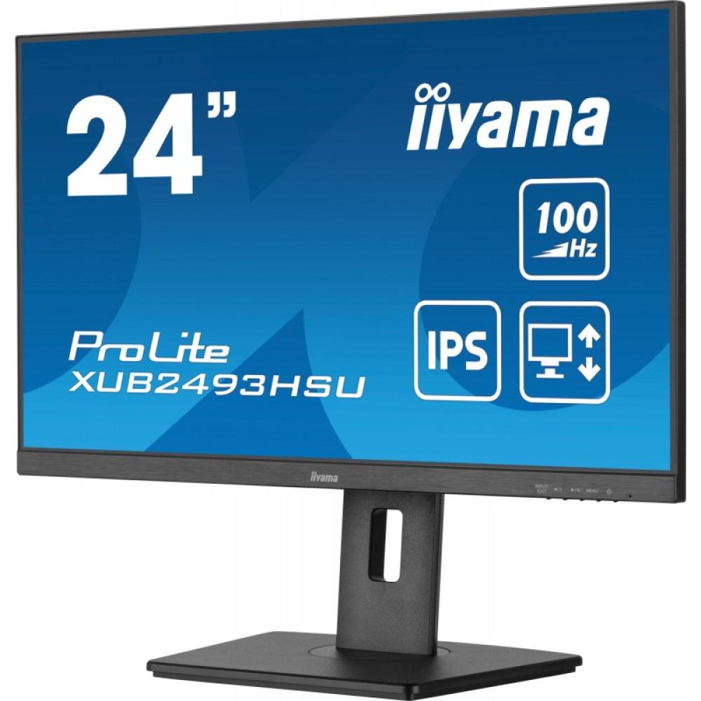 iiyama - XUB2493HSU-B7 pantalla para PC 60,5 cm (23.8") 1920 x 1080 Pixeles Full HD LED Negro