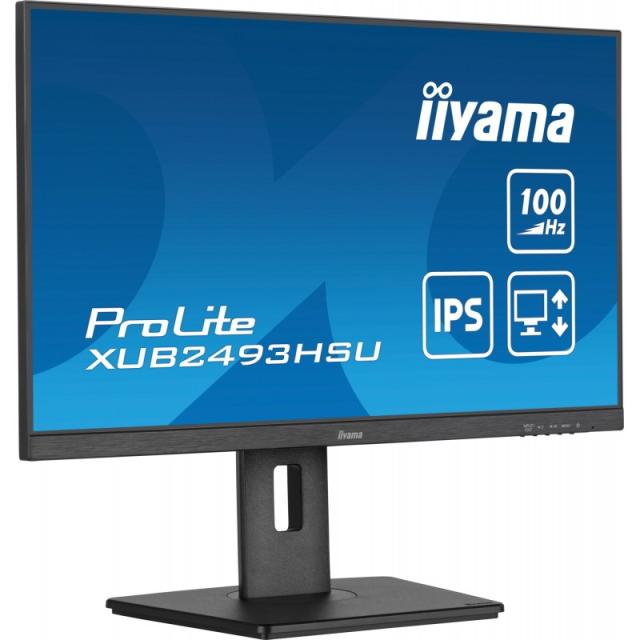 iiyama - XUB2493HSU-B7 pantalla para PC 60,5 cm (23.8") 1920 x 1080 Pixeles Full HD LED Negro