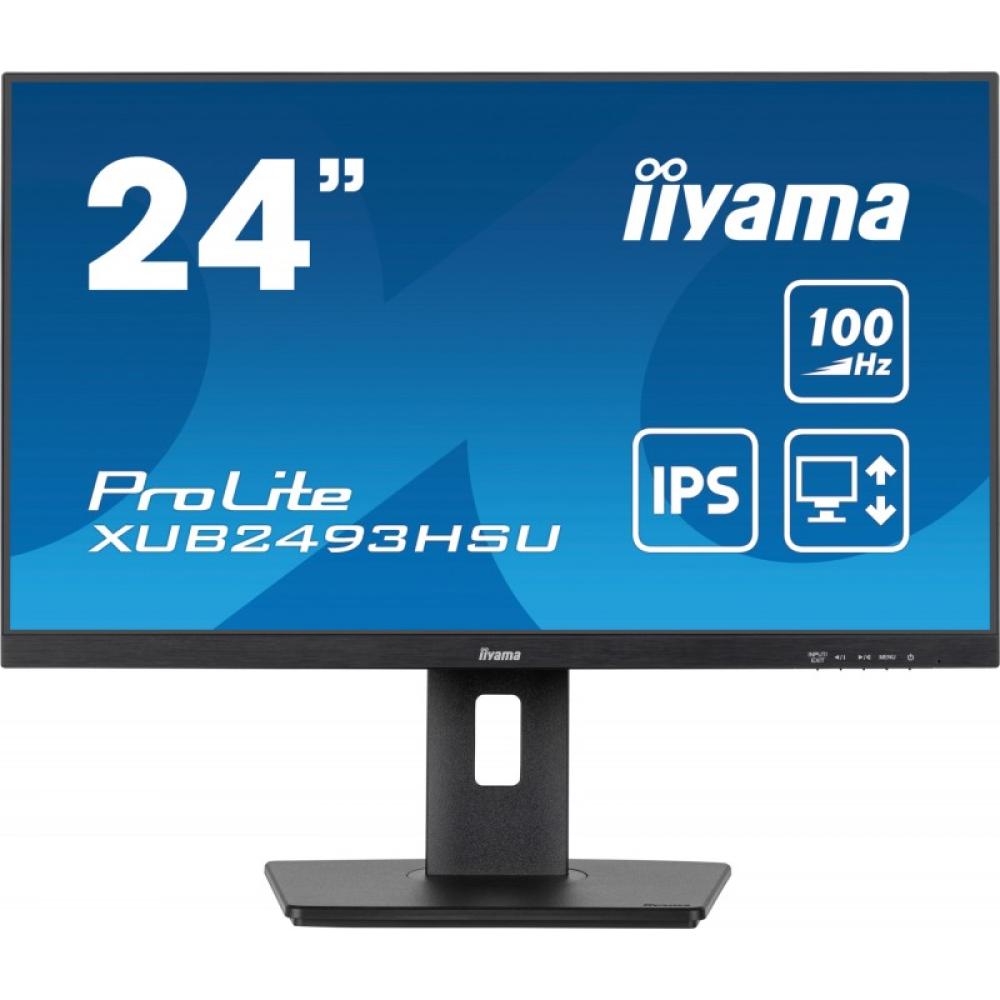 iiyama - XUB2493HSU-B7 pantalla para PC 60,5 cm (23.8") 1920 x 1080 Pixeles Full HD LED Negro