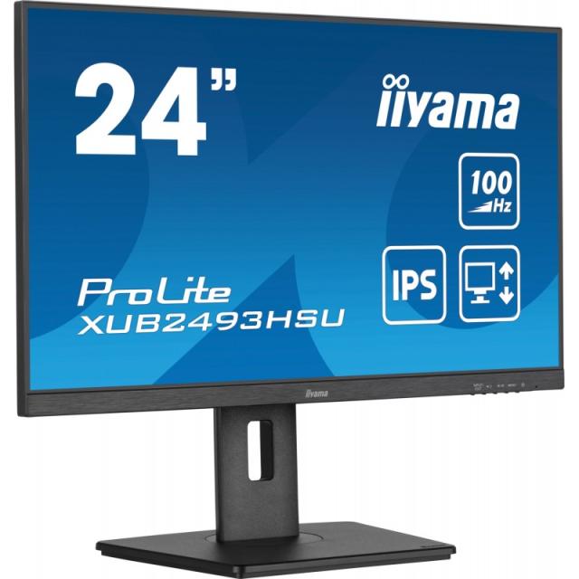 iiyama - XUB2493HSU-B7 pantalla para PC 60,5 cm (23.8") 1920 x 1080 Pixeles Full HD LED Negro