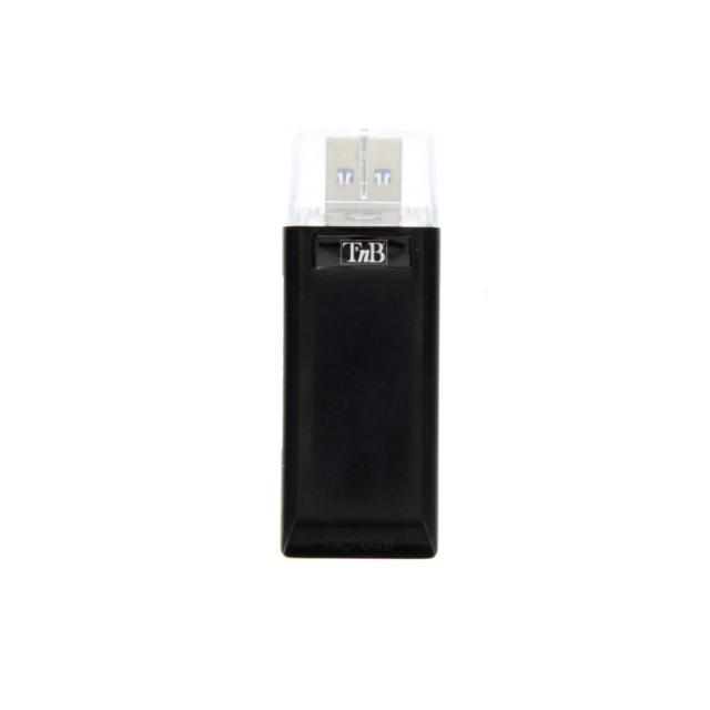 T''nB - DCPOCKETSD1 lector de tarjeta USB 3.2 Gen 1 (3.1 Gen 1) Negro