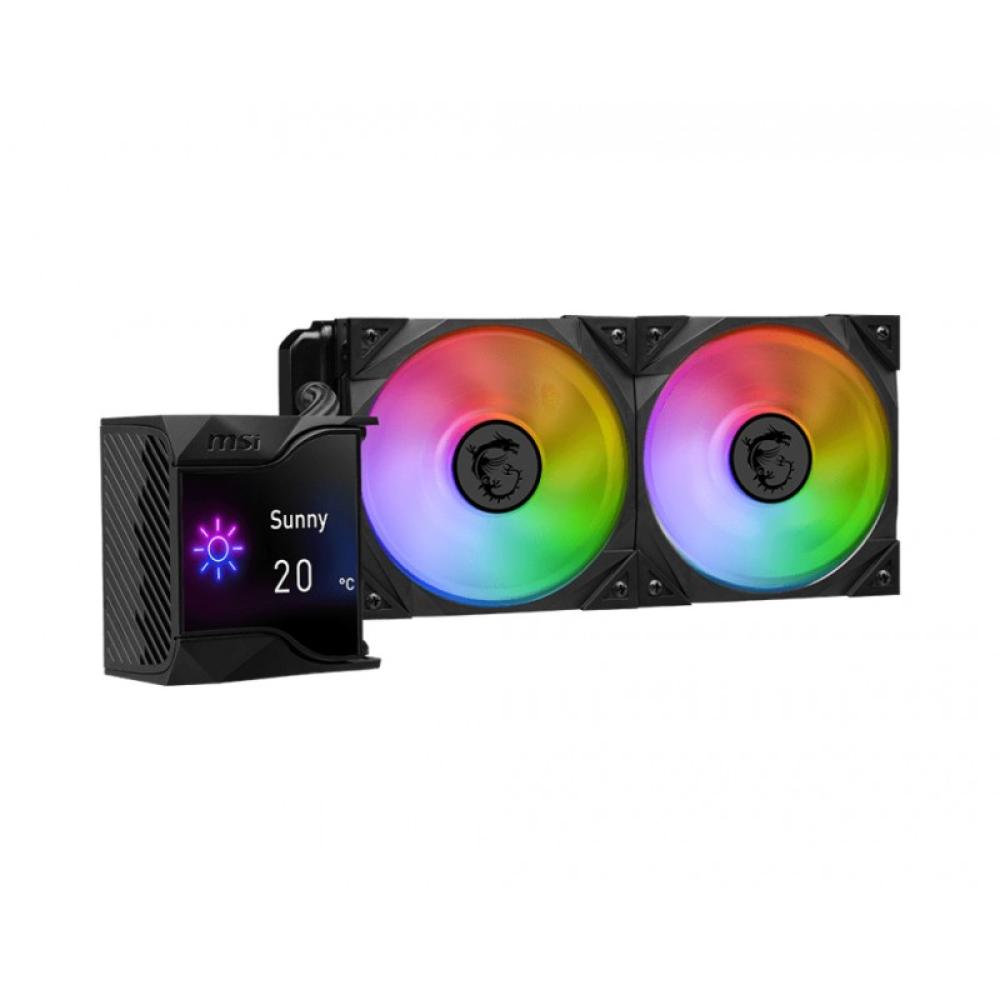 MSI - MPG Coreliquid D240 Procesador Kit de refrigeración líquida 12 cm Negro 1 pieza(s)
