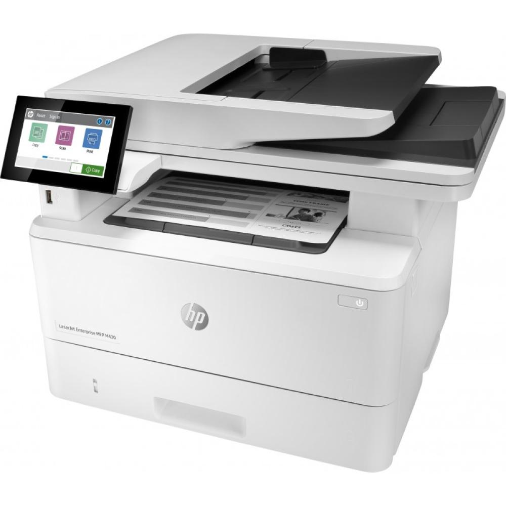 HP - LaserJet Enterprise M430f Multifunction Blanco y negro Impresora, Solo Ethernet Fotocopiadora, escáner