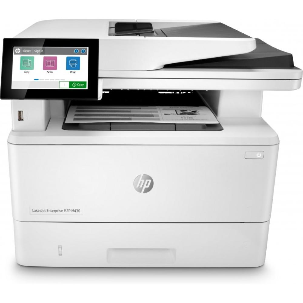 HP - LaserJet Enterprise M430f Multifunction Blanco y negro Impresora, Solo Ethernet Fotocopiadora, escáner