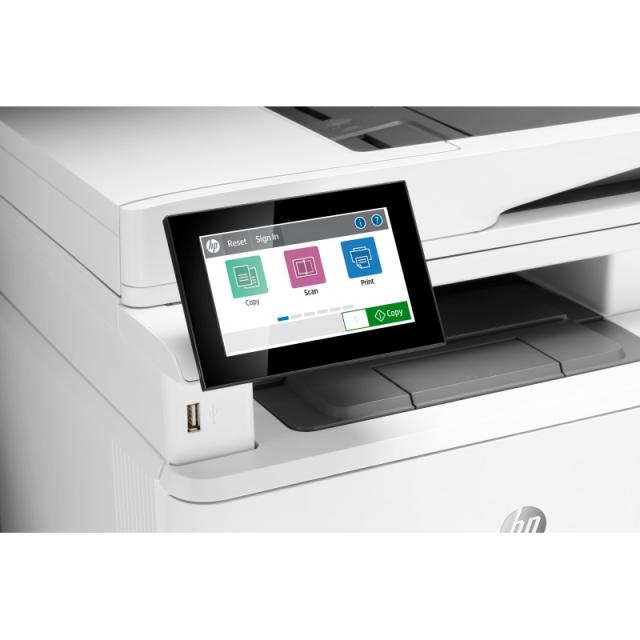 HP - LaserJet Enterprise M430f Multifunction Blanco y negro Impresora, Solo Ethernet Fotocopiadora, escáner