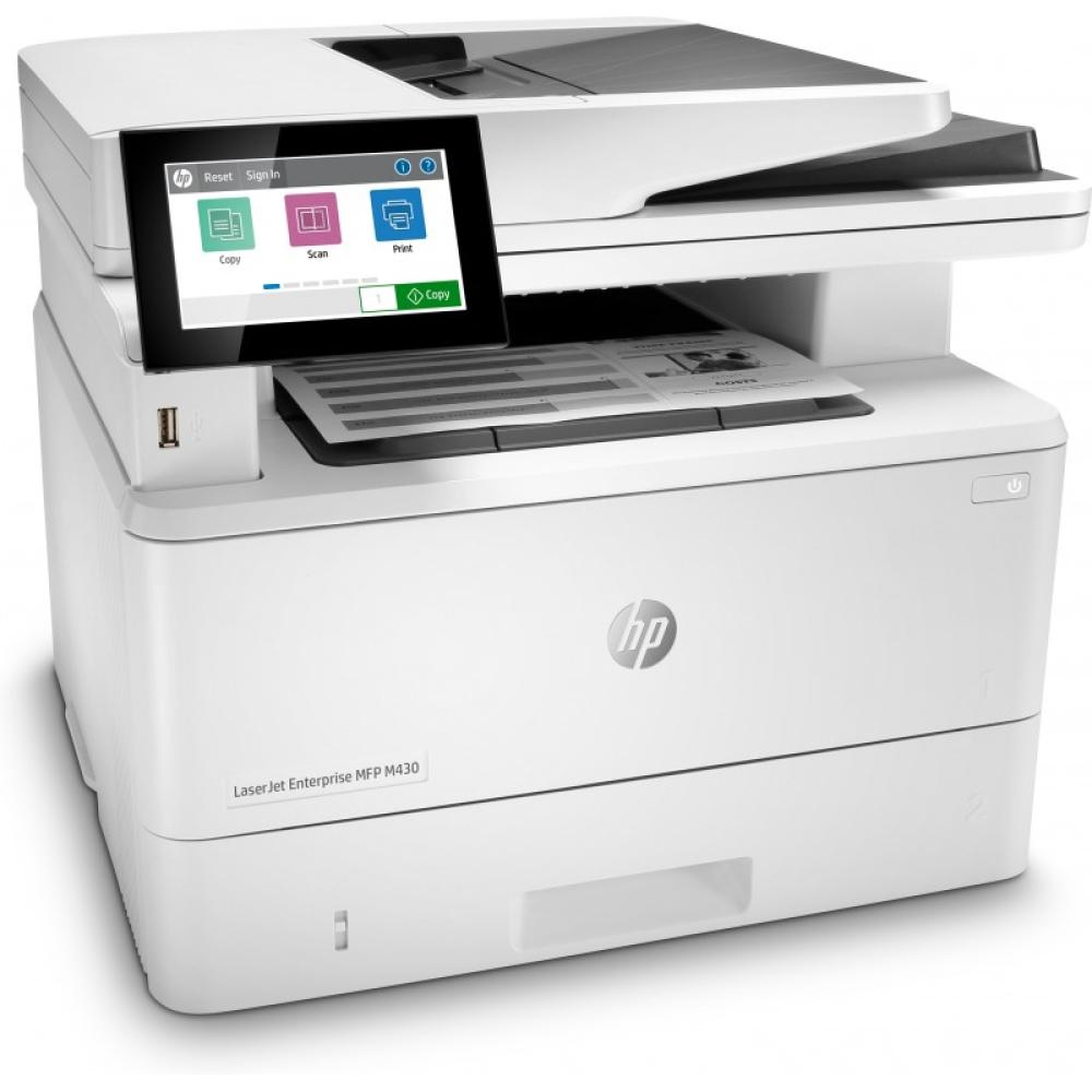 HP - LaserJet Enterprise M430f Multifunction Blanco y negro Impresora, Solo Ethernet Fotocopiadora, escáner