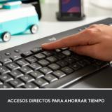 Logitech - 920-010917 teclado Oficina Bluetooth QWERTY Español Grafito