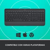 Logitech - 920-010917 teclado Oficina Bluetooth QWERTY Español Grafito