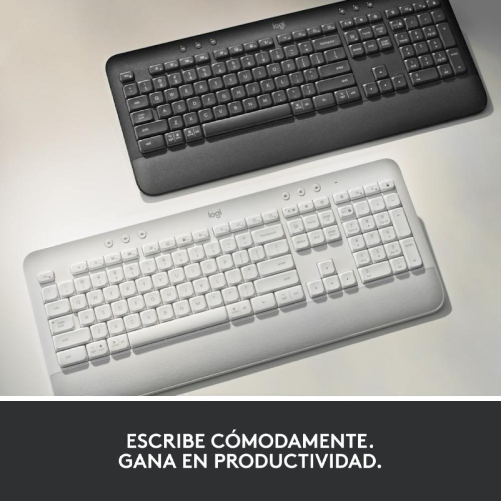 Logitech - 920-010917 teclado Oficina Bluetooth QWERTY Español Grafito