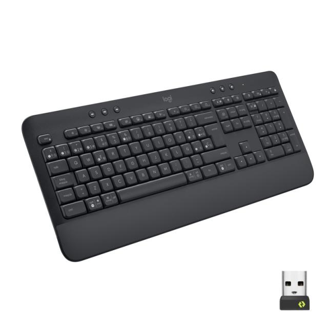 Logitech - 920-010917 teclado Oficina Bluetooth QWERTY Español Grafito