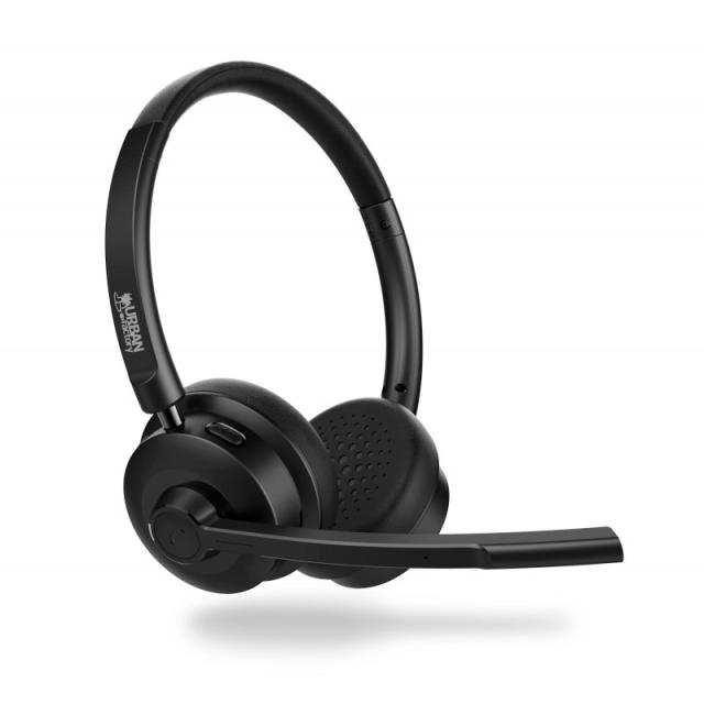 Urban Factory - MOVEE: OVER-THE-EAR BLUETOOTH 5.0 CONFERENCE HEADSET Auriculares Inalámbrico Diadema Llamadas/Música/Deporte/Uso